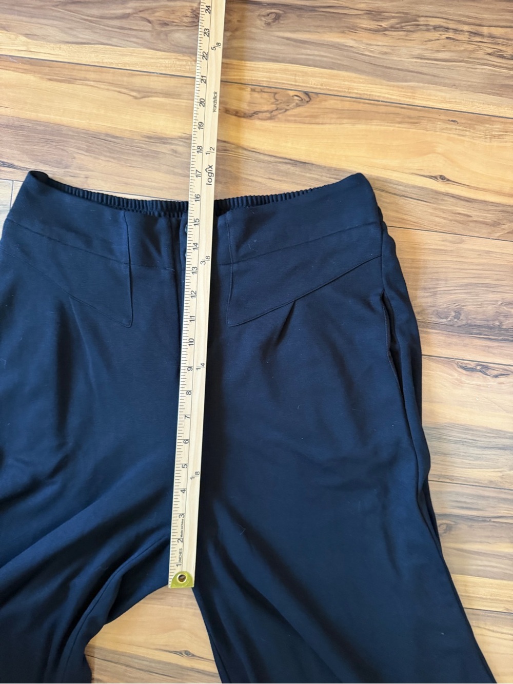 ETT TWA by Anthropologie Black Lucerne High-Waist Wide Leg Pants - Picture 8 of 10
